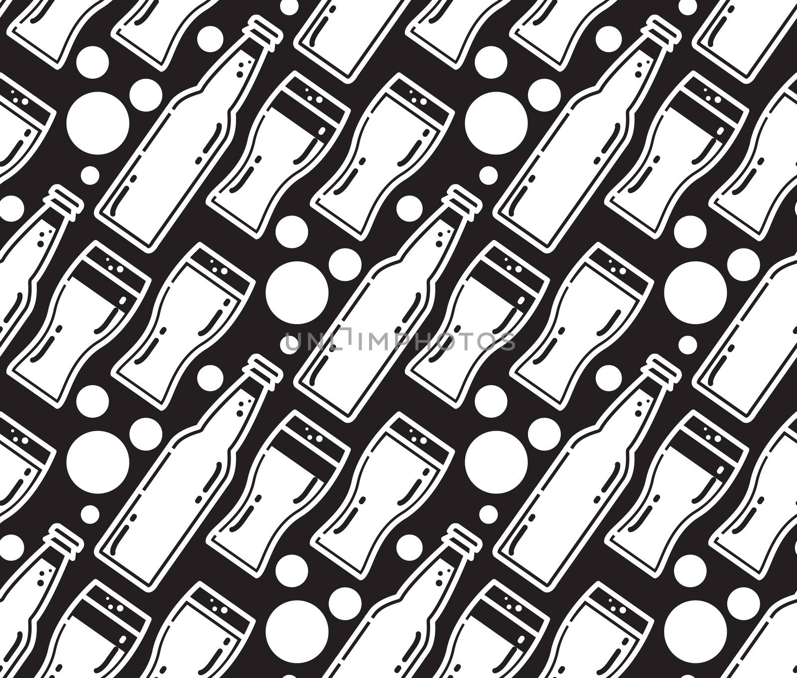 Oktoberfest Seamless Pattern. Beer festival background for wallpaper, wrap, poster and print, t-shirt, apparel. Vector