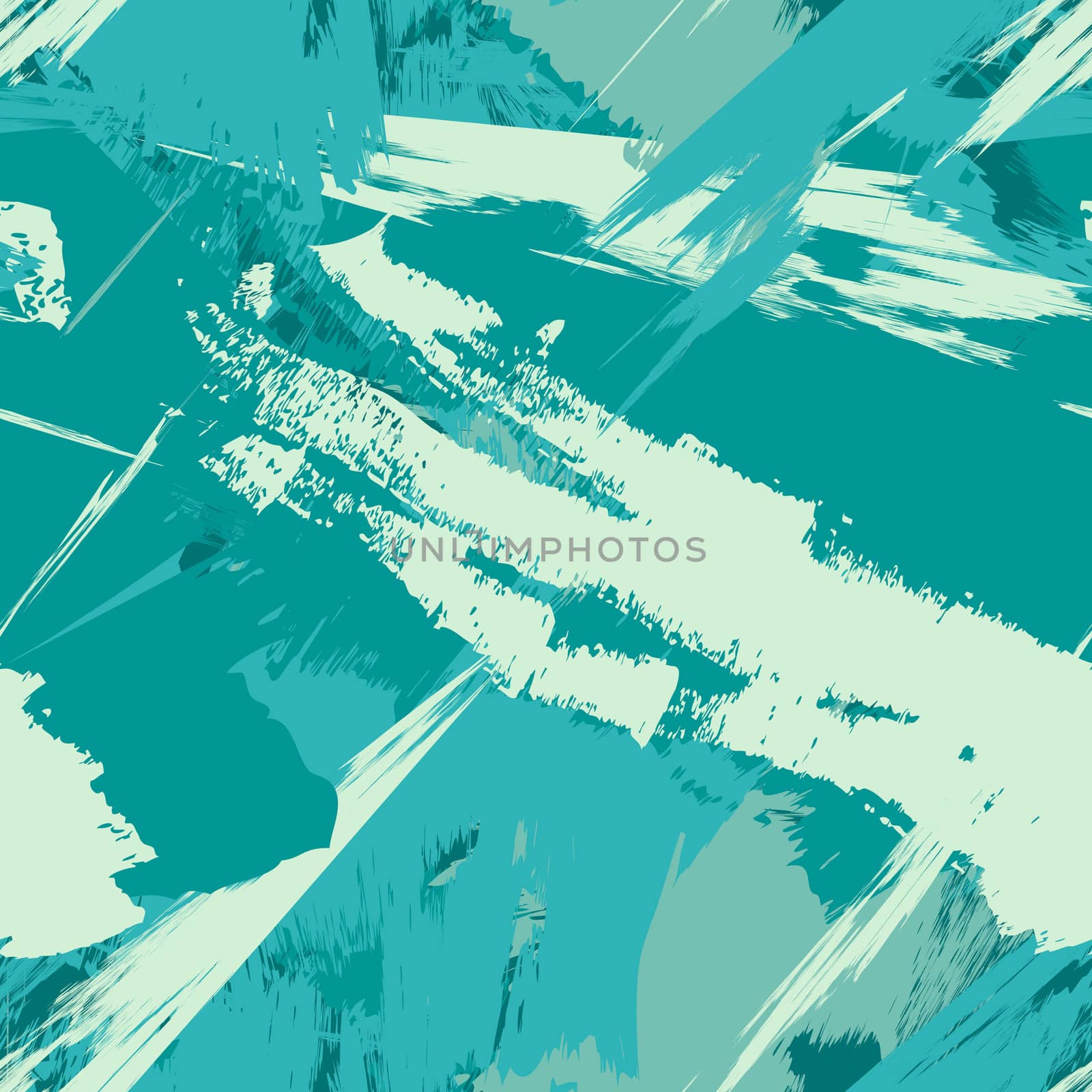 Grunge seamless texture pattern for print, fabric, wallpapers, clothes. Retro ornament by brush. Vector