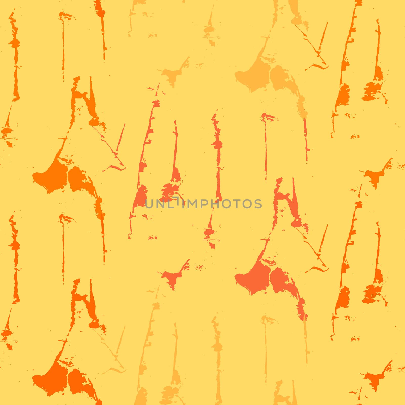 Grunge seamless texture pattern for print, fabric, wallpapers, clothes. Retro ornament by brush. Vector