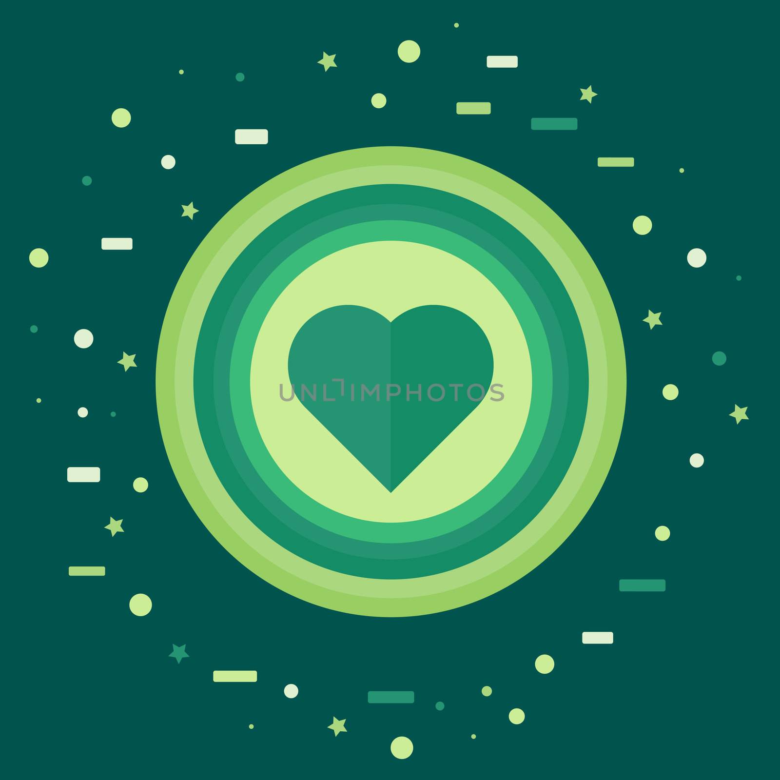 Like symbol. Heart icon for wedding, holiday and social networks, blog, print and sticker. Vector