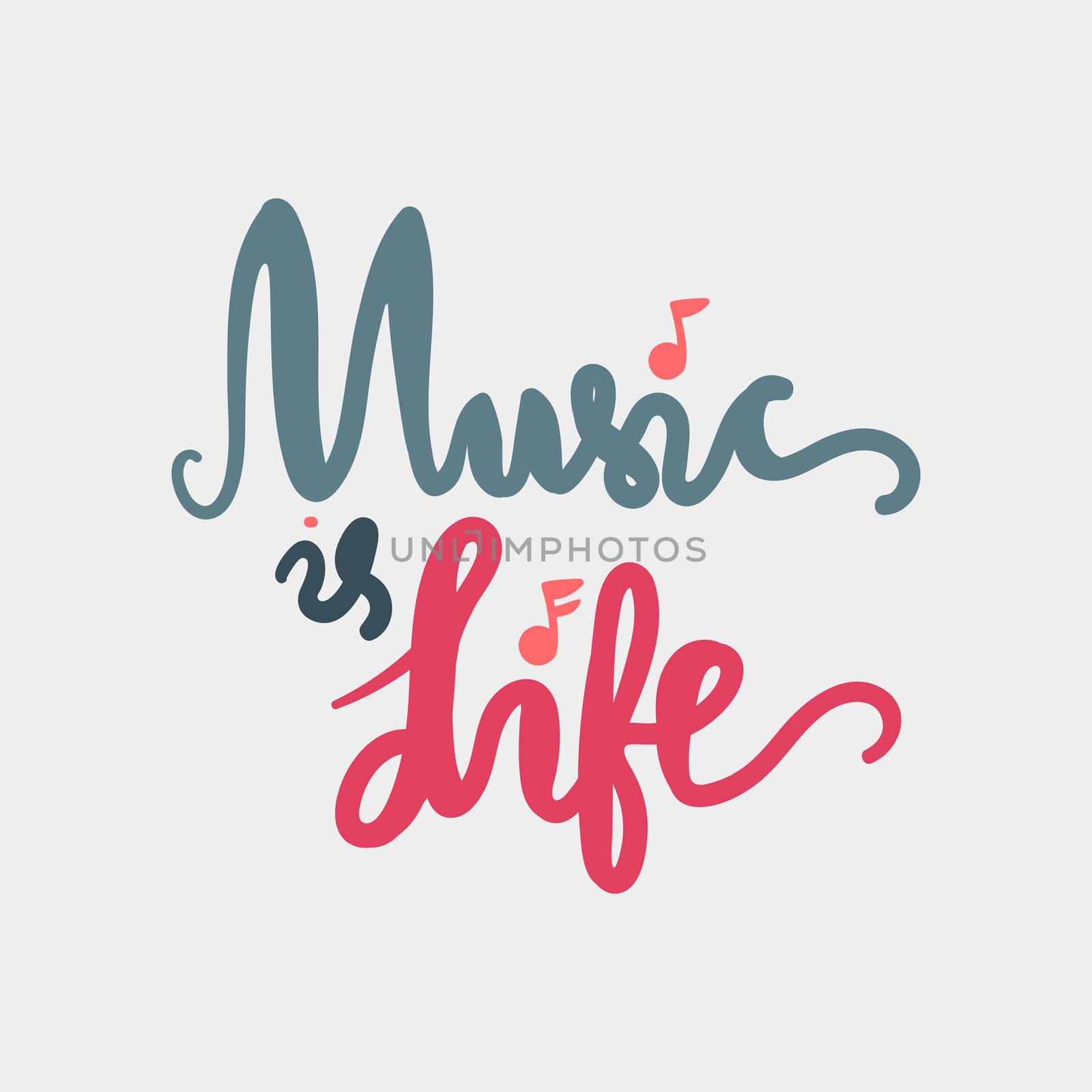 Vintage World Music Day Lettering for Banner and Badge. Sticker, Poster, Card Design Template. Vector