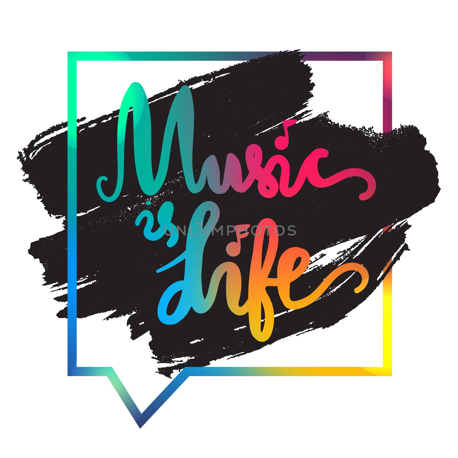 Vintage World Music Day Lettering for Banner and Badge. Sticker, Poster, Card Design Template. Vector