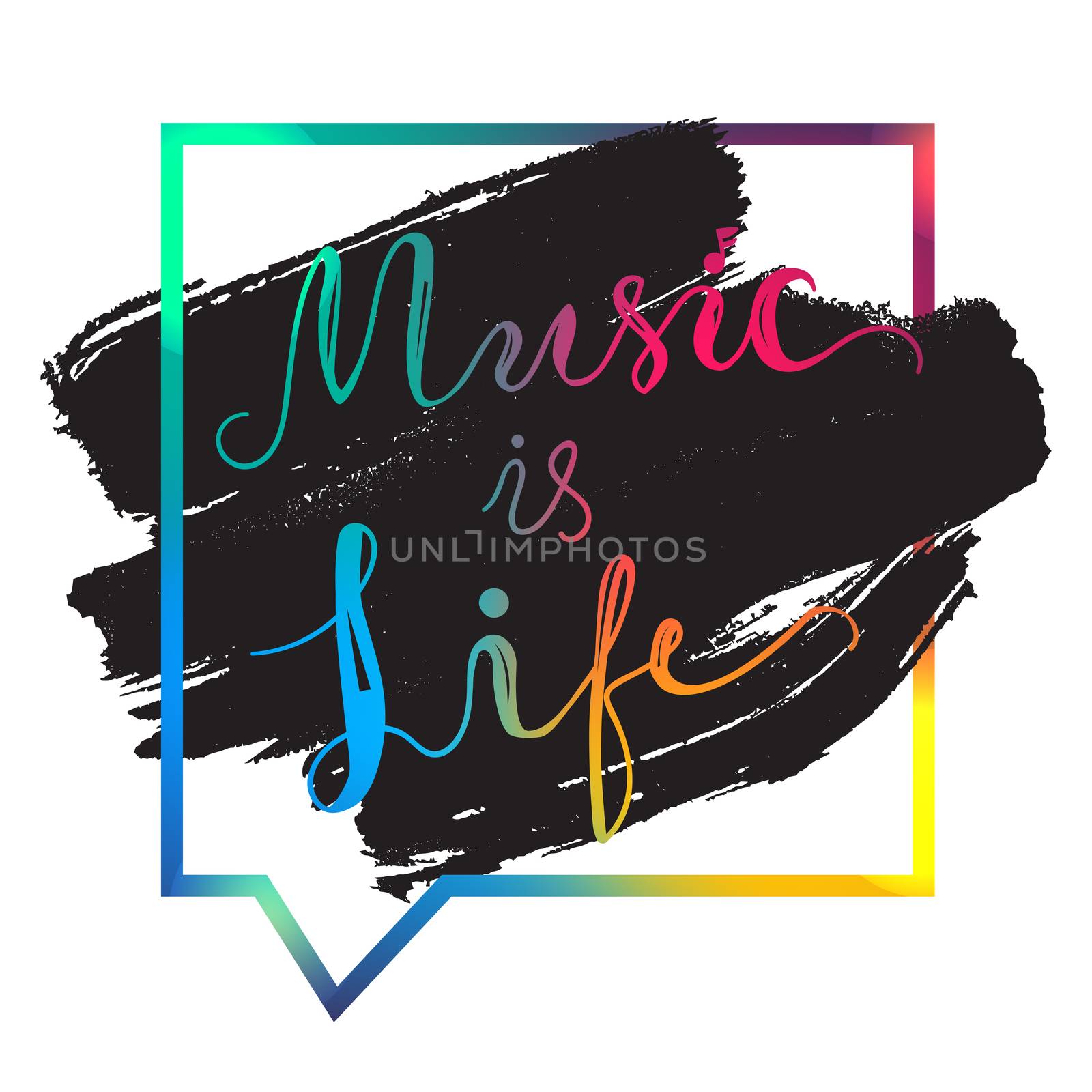 Vintage World Music Day Lettering for Banner and Badge. Sticker, Poster, Card Design Template. Vector