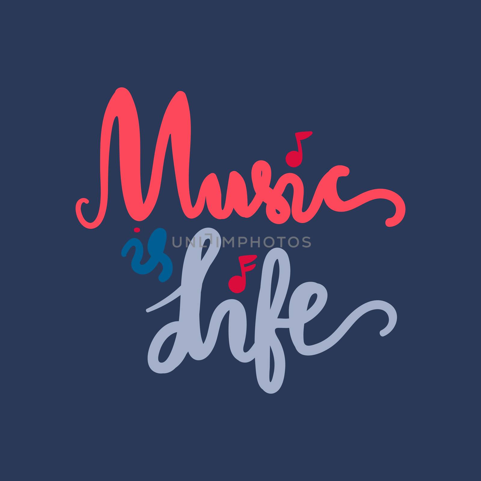 Vintage World Music Day Lettering for Banner and Badge. Sticker, Poster, Card Design Template. Vector