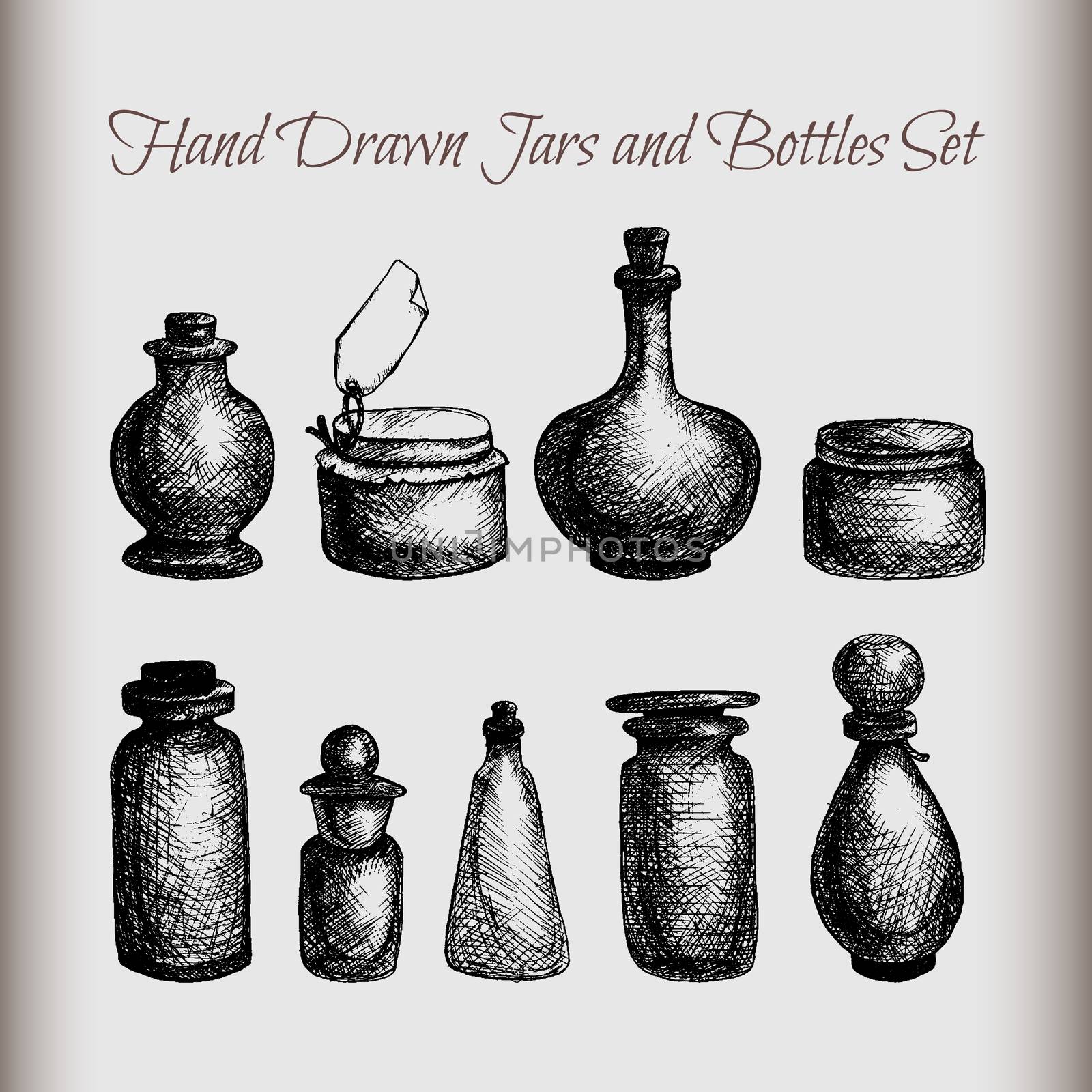 Vintage jars and bottles by barsrsind