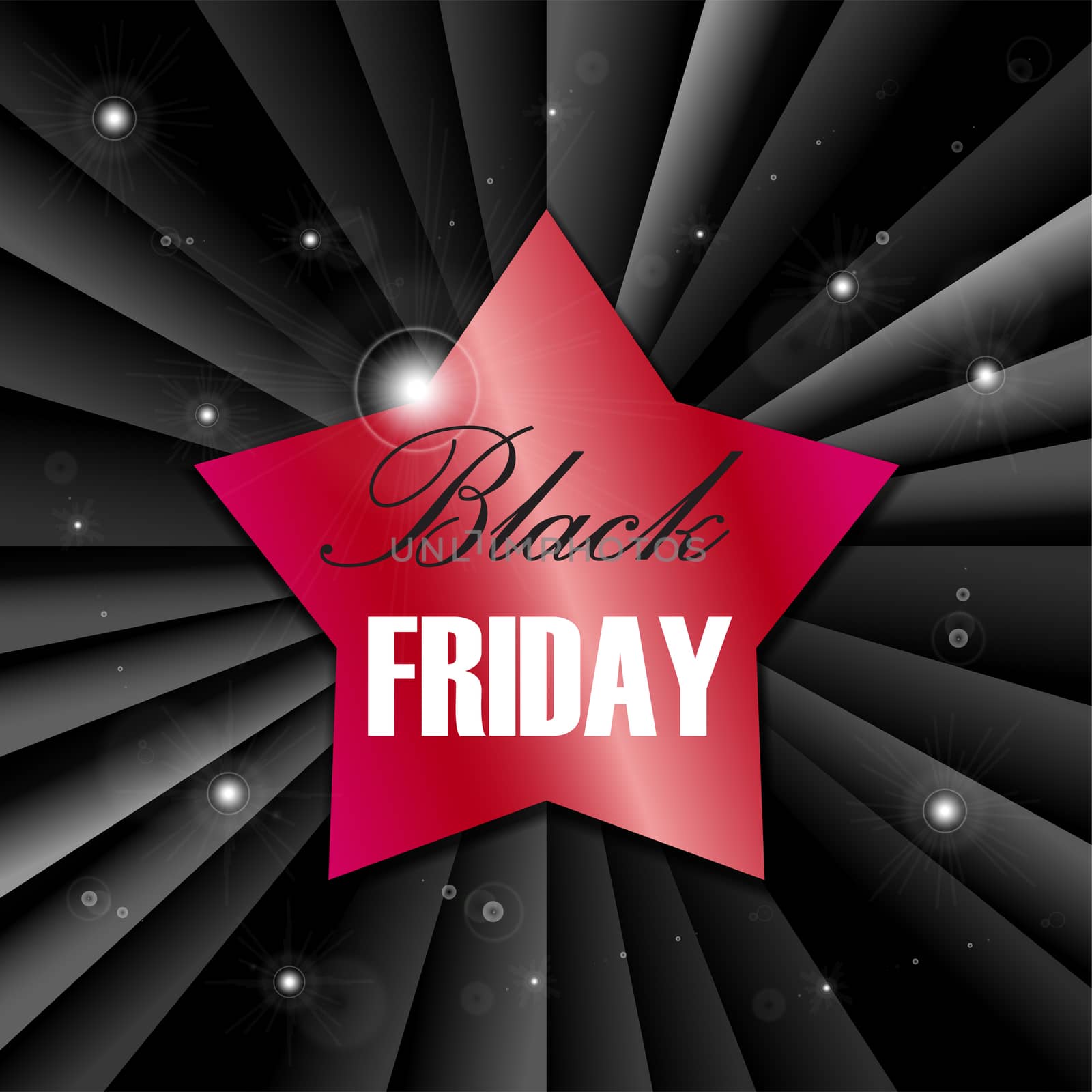 Black Friday Sale Trendy Banner. Shopping Promo. Vector