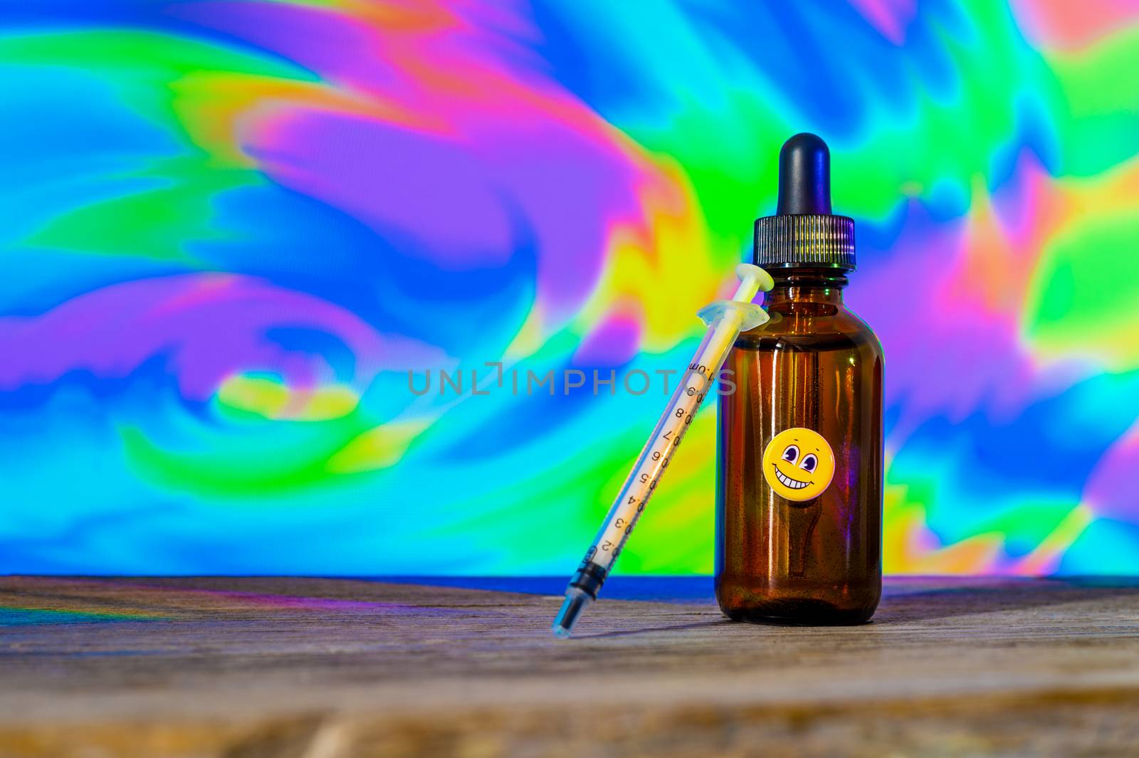 Bottle of diluted LSD used for microdosing by mbruxelle