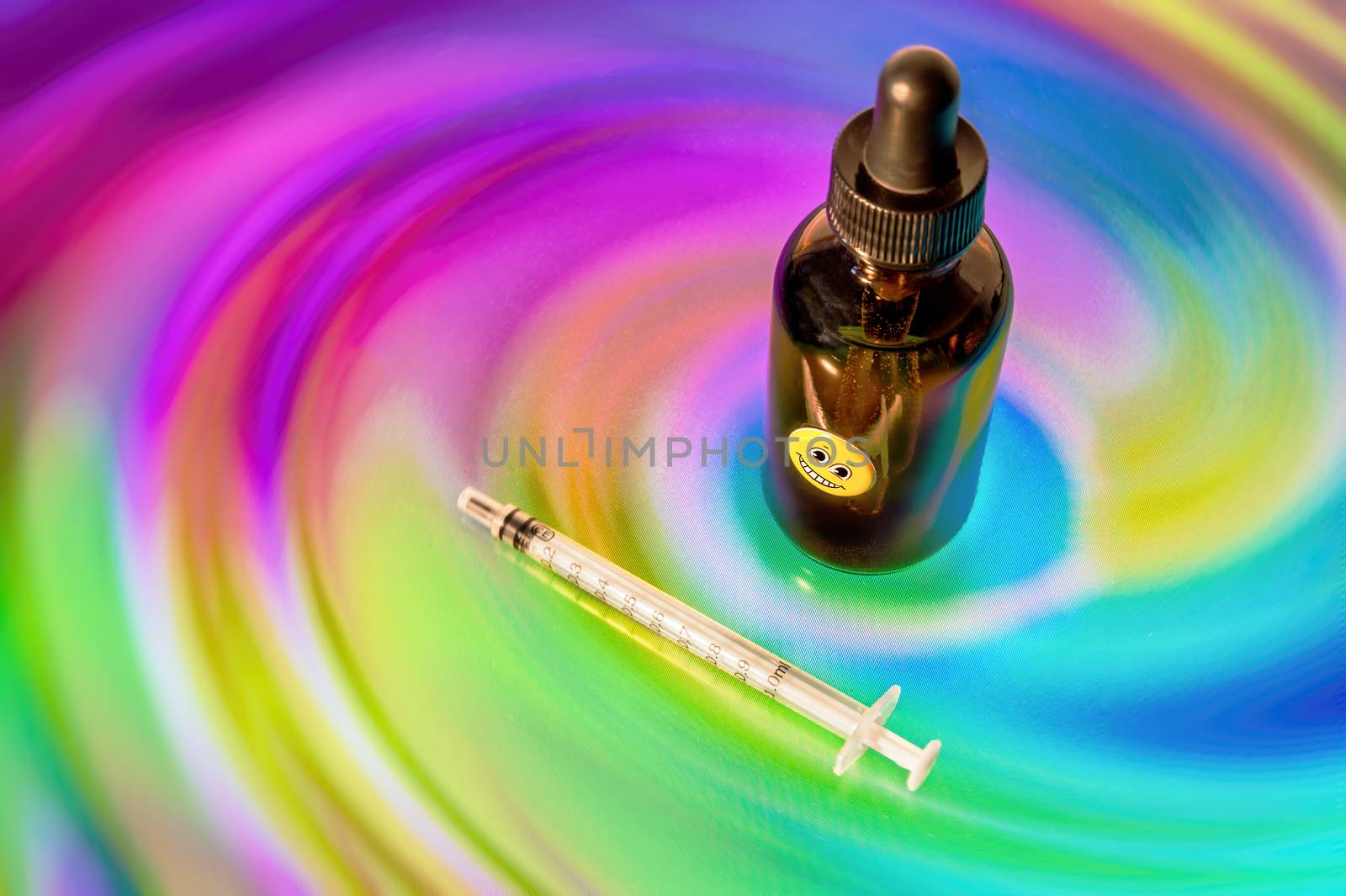Bottle of diluted LSD used for microdosing by mbruxelle