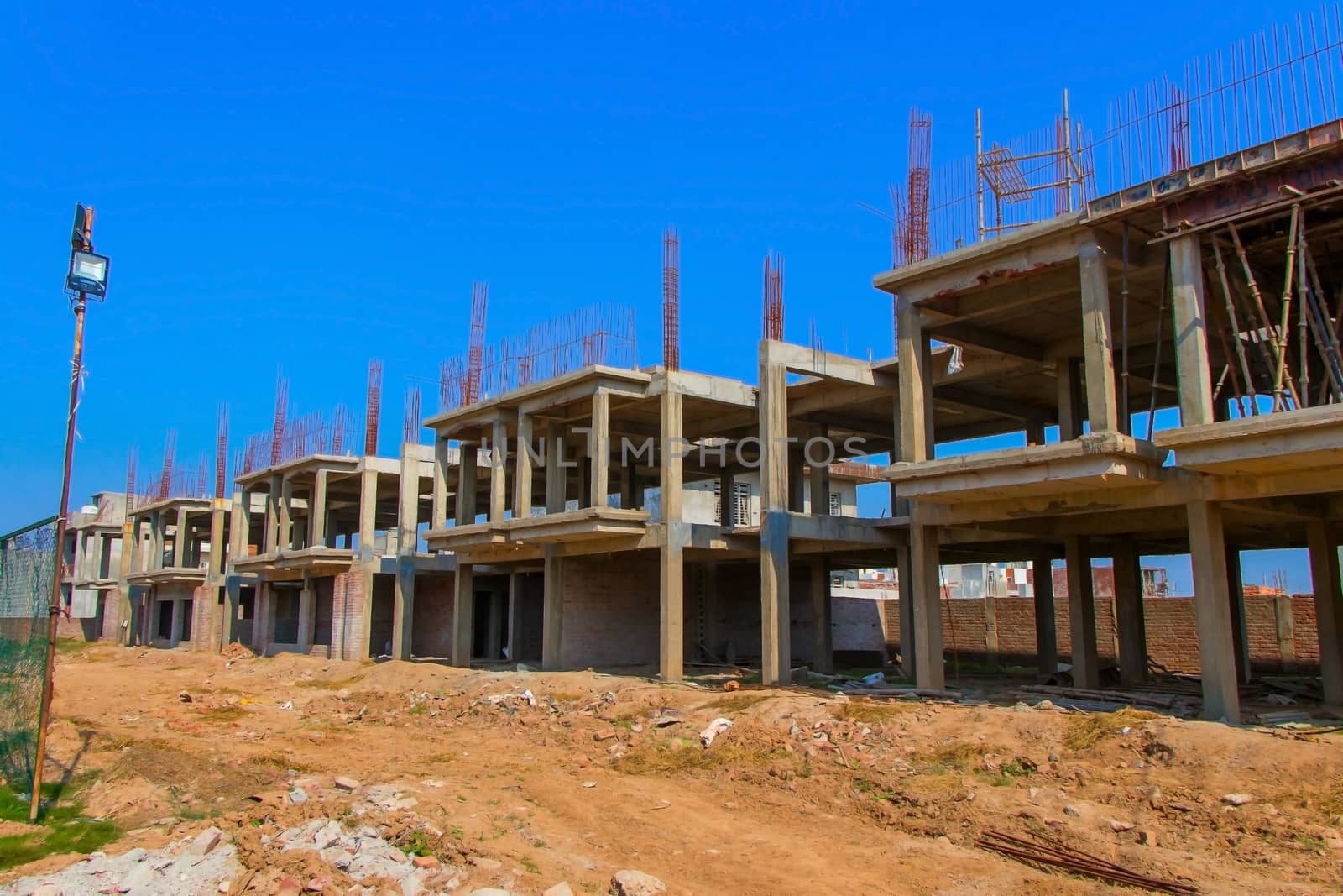 construction view of big building, sonipat, haryana, june 2019 by technicalmaanav