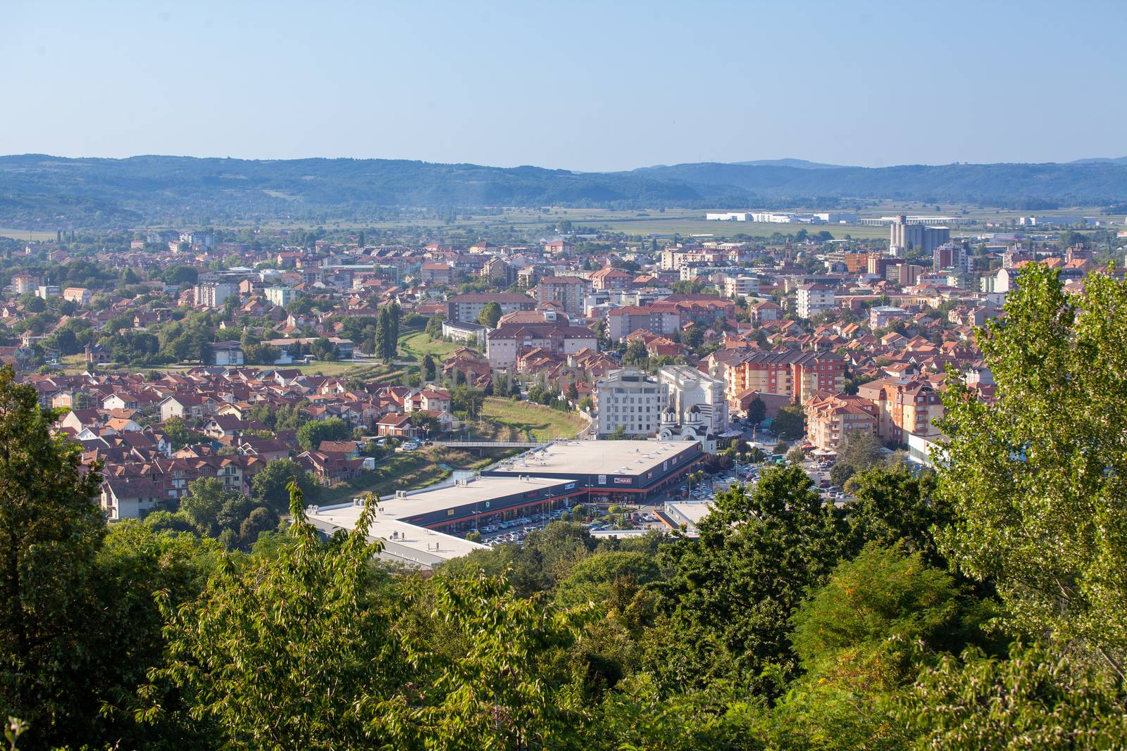 City Panorama of Jagodina is a city and the administrative center of the Pomoravlje District in Šumadija, Central Serbia