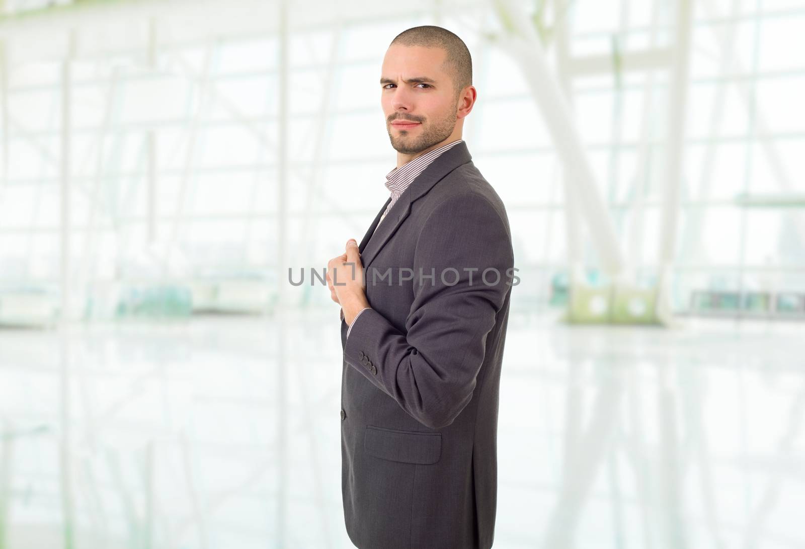 happy business man portrait at the office