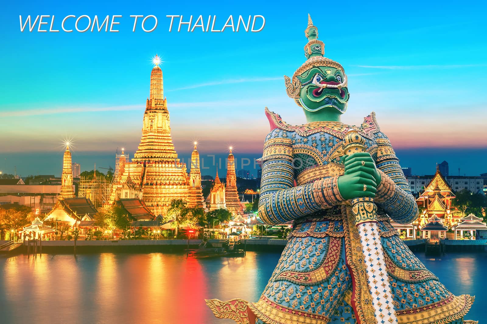 Thailand Travel backgroud Concept by Surasak