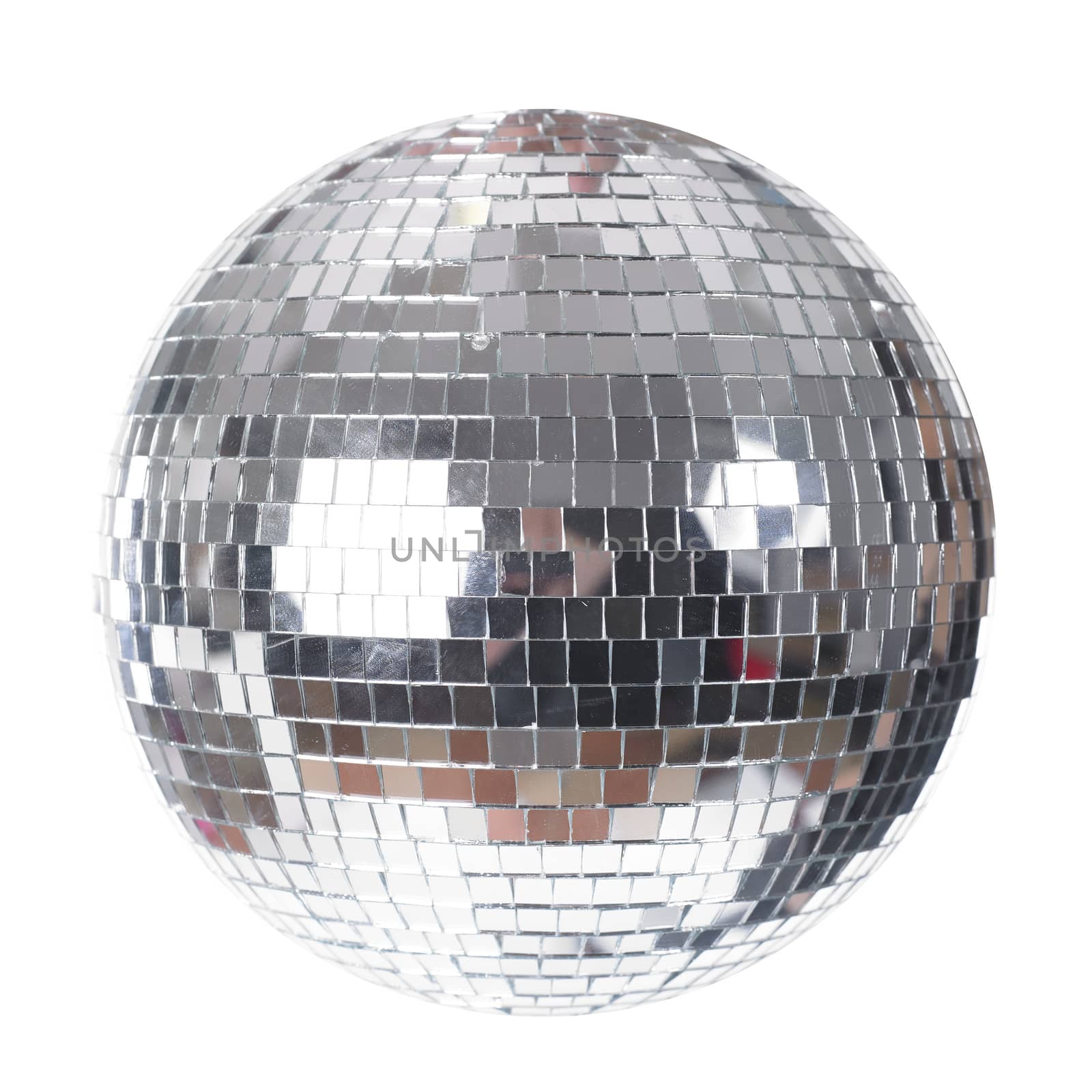 Disco Ball isolated on white by adamr