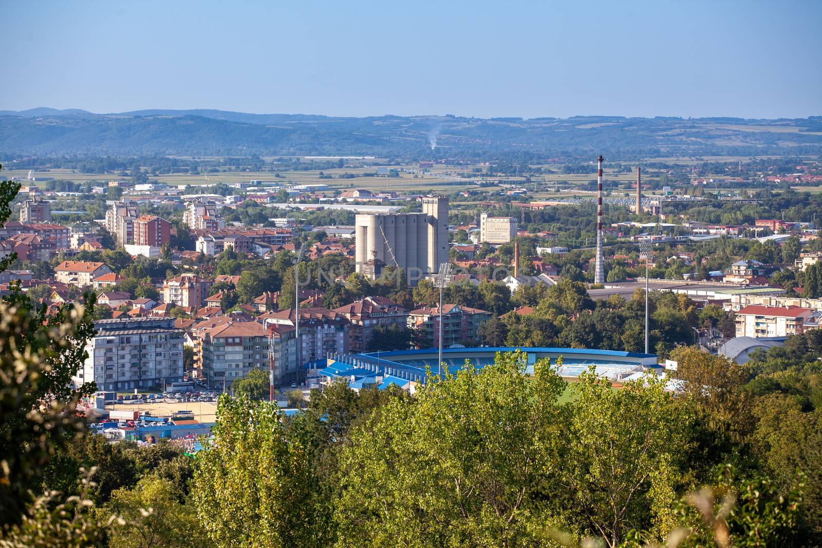 Panorama city of Jagodina. Central Serbia  by adamr