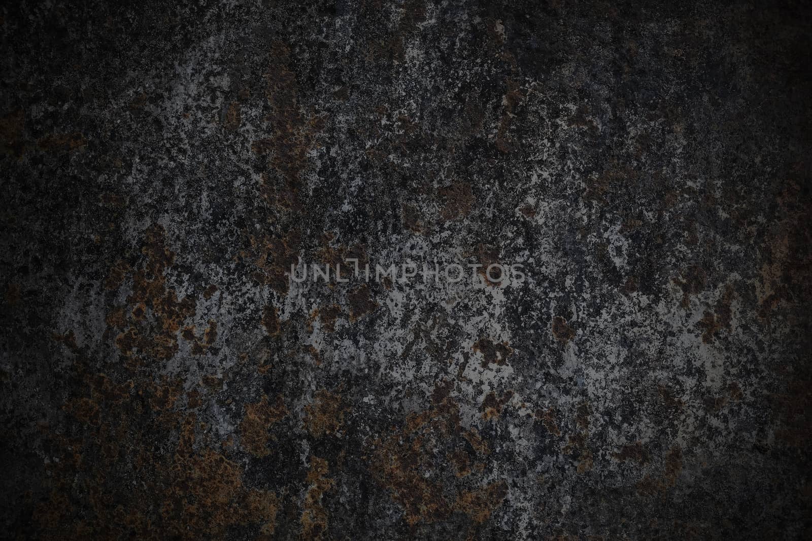 Rust on old metal wall texture background