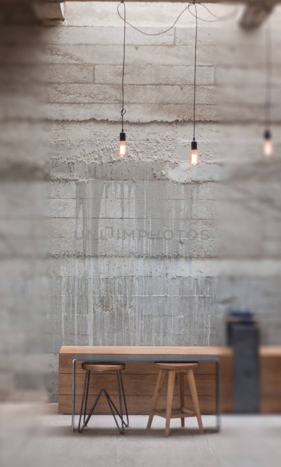 Interior design of coffee shop, stock photo