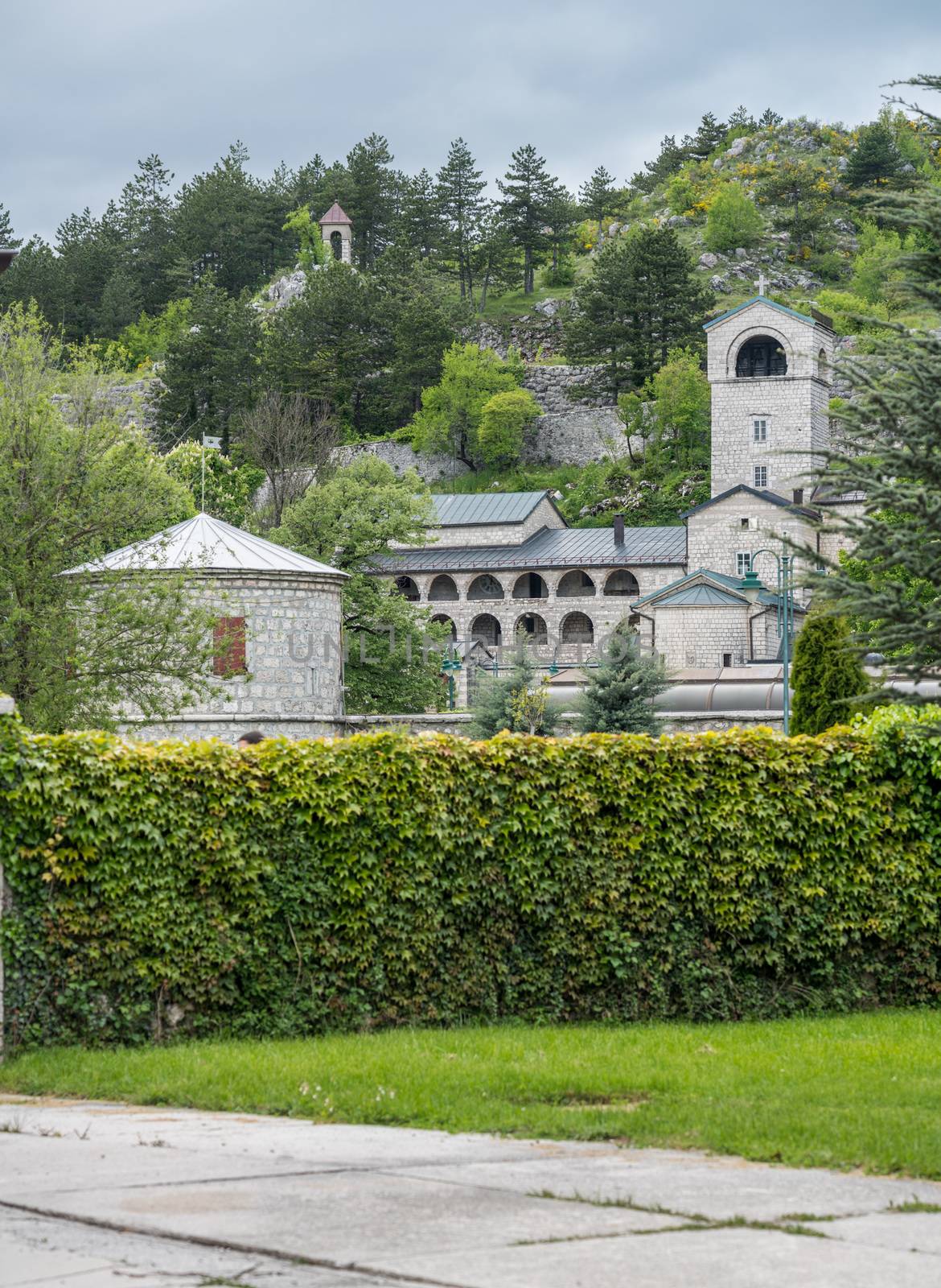 Monastery in Royal Gardens by King Nikola's Palace in Cetinje near Kotor