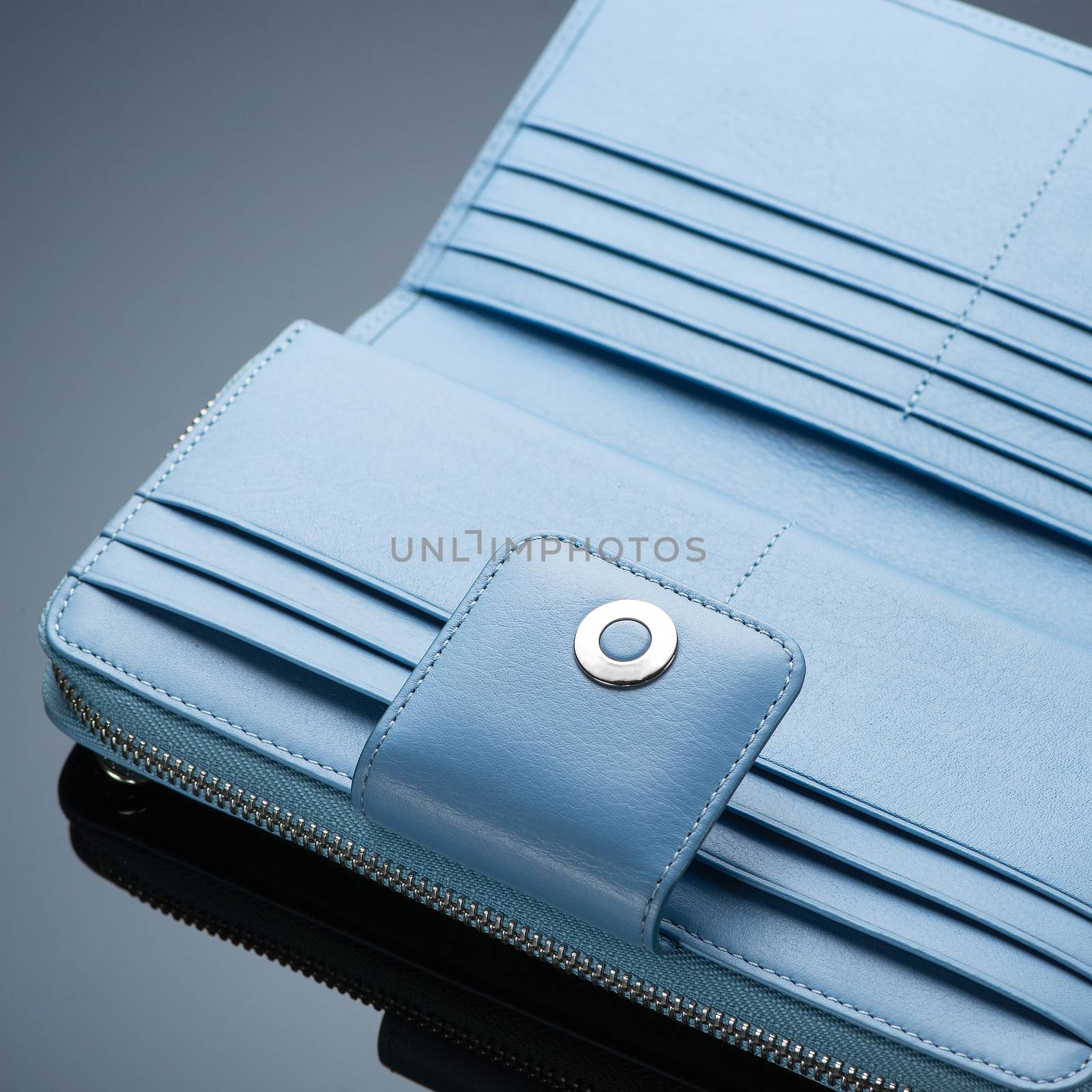 wallet on a blue background by A_Karim