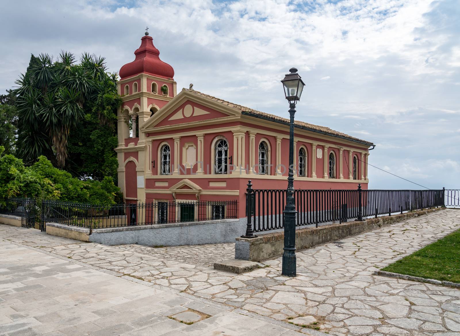 Greek Orthodox church of Madrakina by the old fortress in Corfu