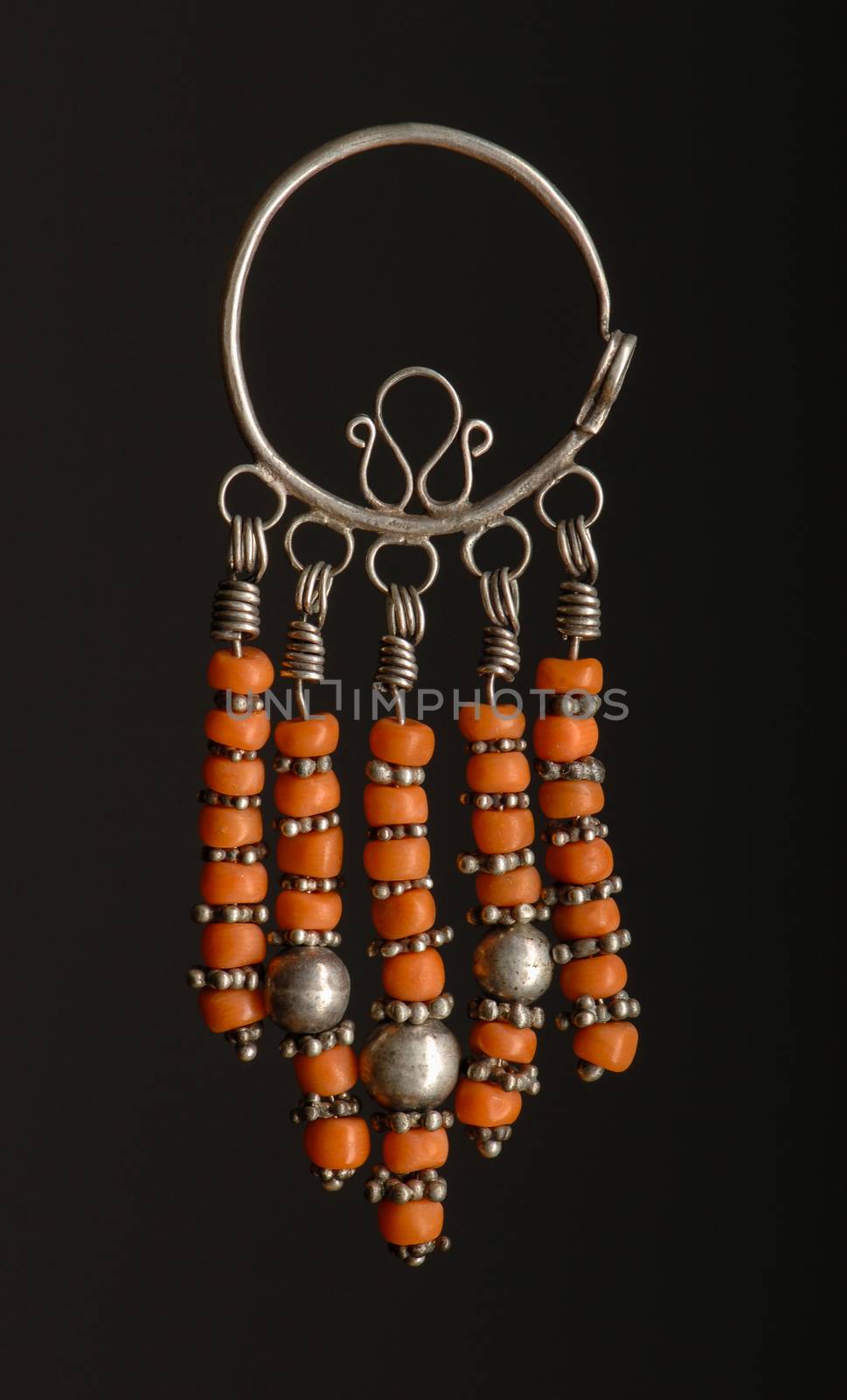 vintage Oriental earrings closeup by A_Karim