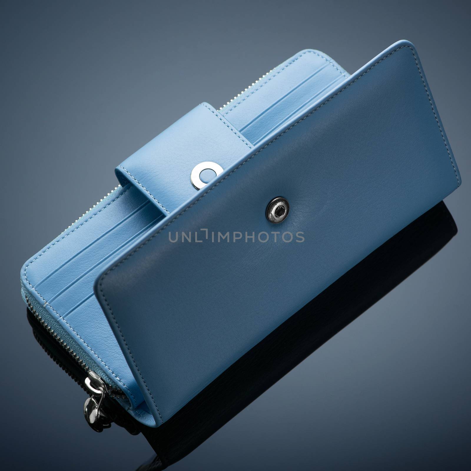 wallet on a blue background by A_Karim