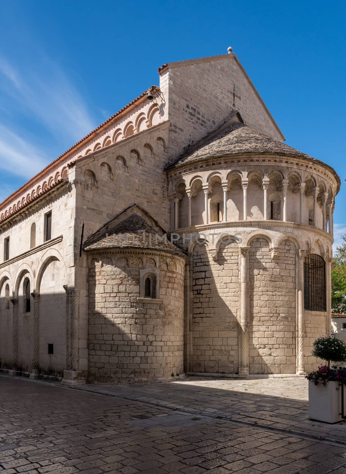St Chrysogonus Church in the old town of Zadar in Croatia by steheap