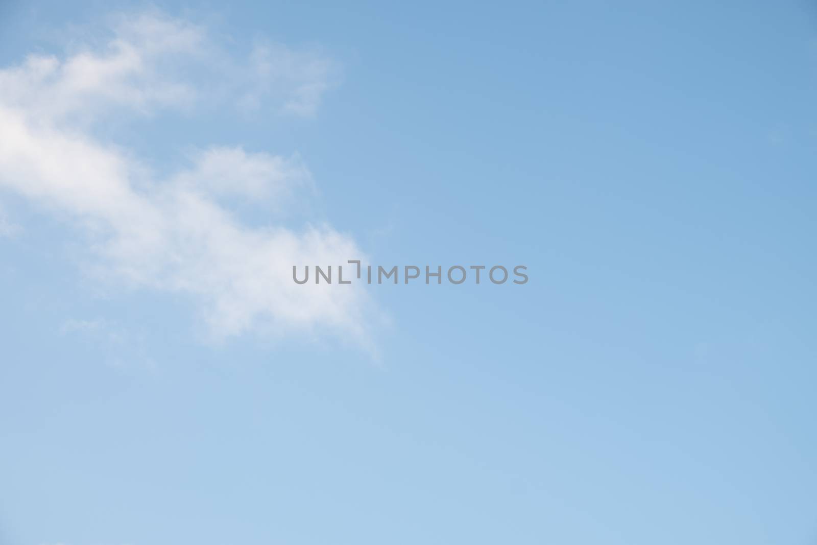 Blue sky with tiny clouds background,  Clearing day.