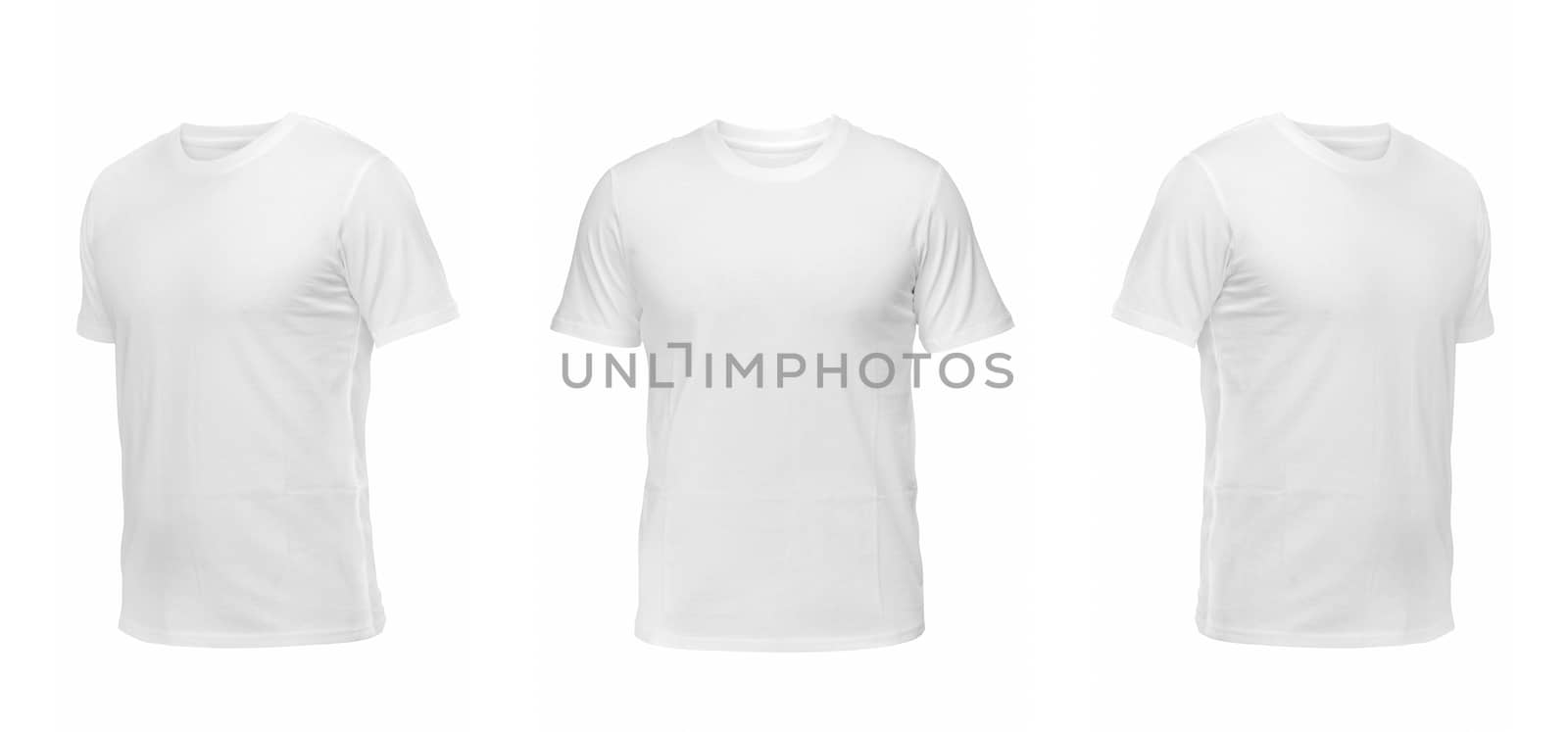 set of t-shirts isolated on white background by A_Karim