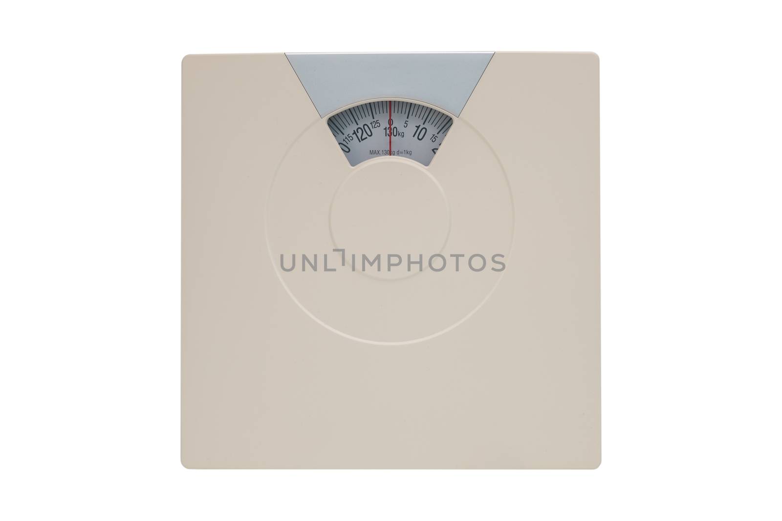 Weight Scale or Bathroom Scale isolated on white background.