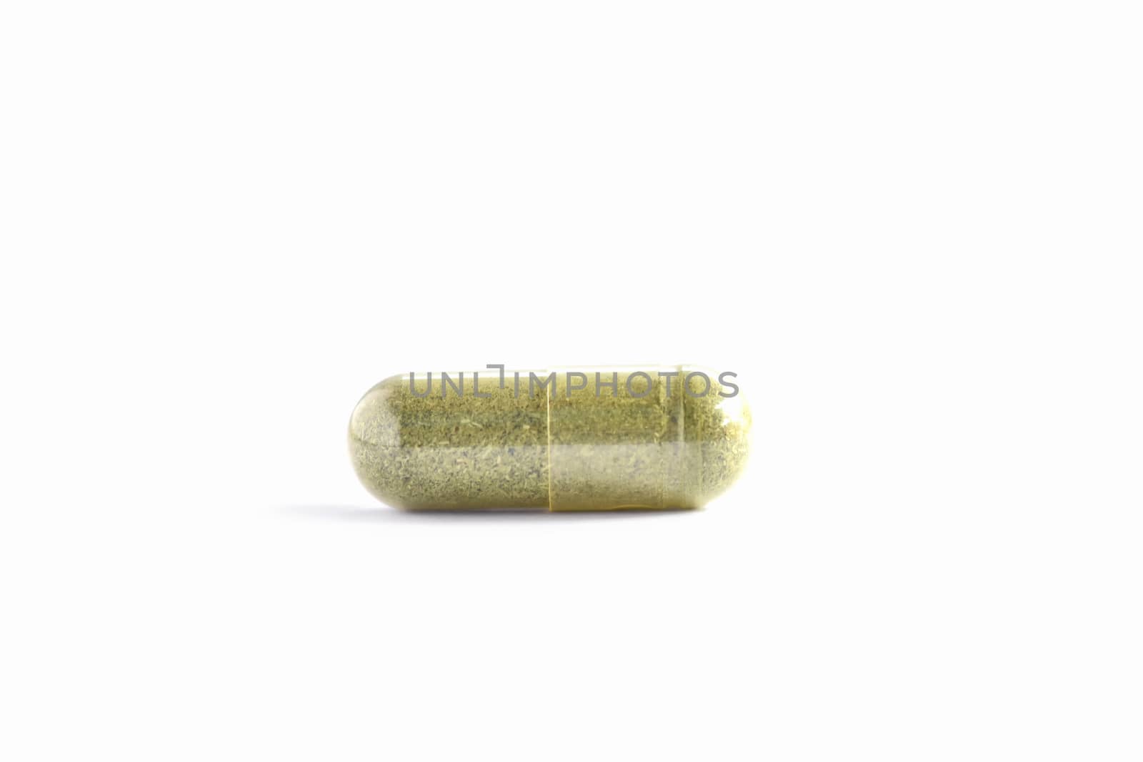 Herbal medicine in capsules from Andrographis paniculata (Fah Th by C_Aphirak