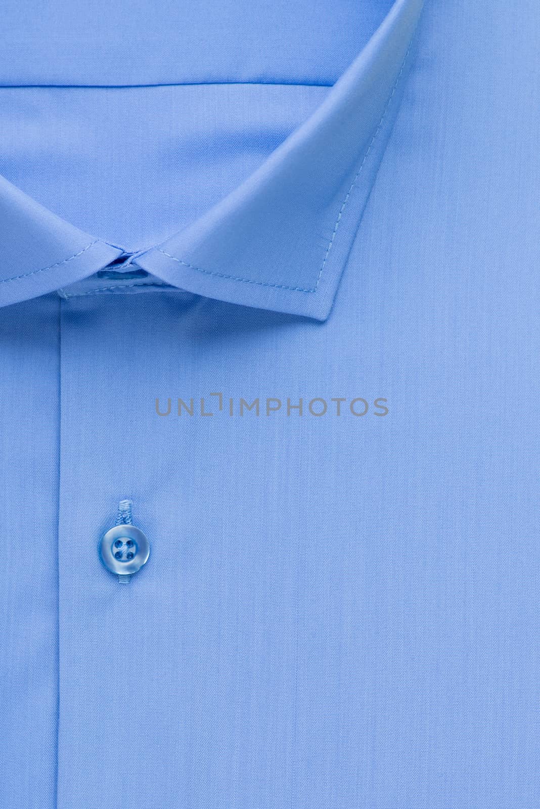 shirt, detailed close-up collar and button, top view