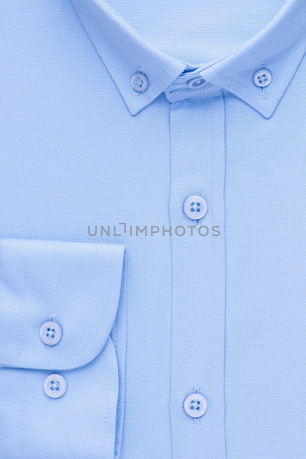 shirt, detailed close-up collar and cuff, top view