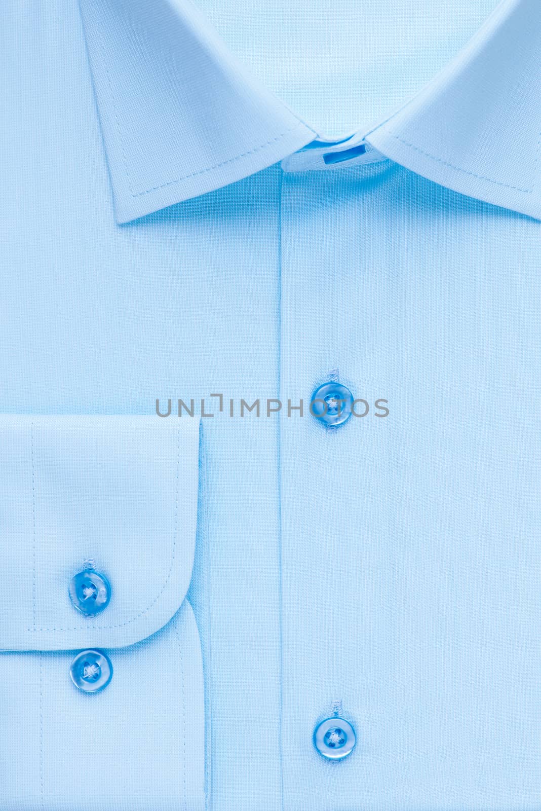 shirt, detailed close-up collar and cuff, top view