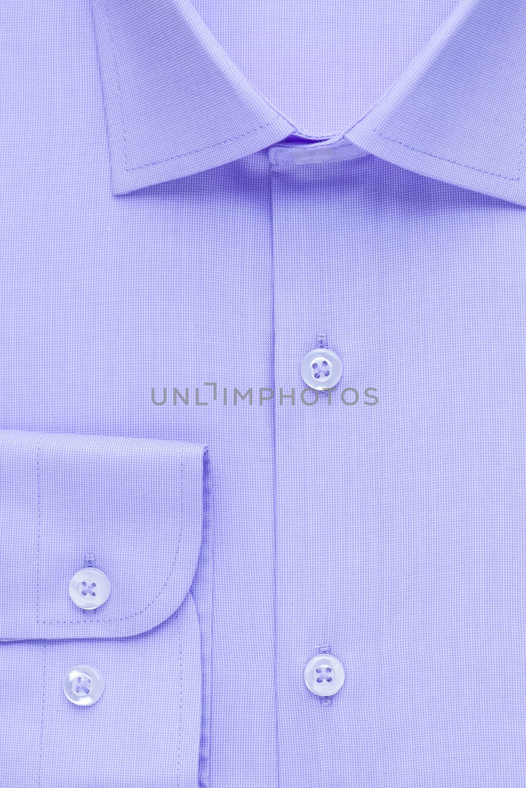 shirt, detailed close-up collar and cuff, top view