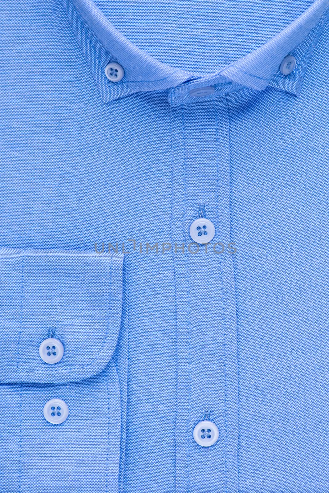 shirt, detailed close-up collar and cuff, top view