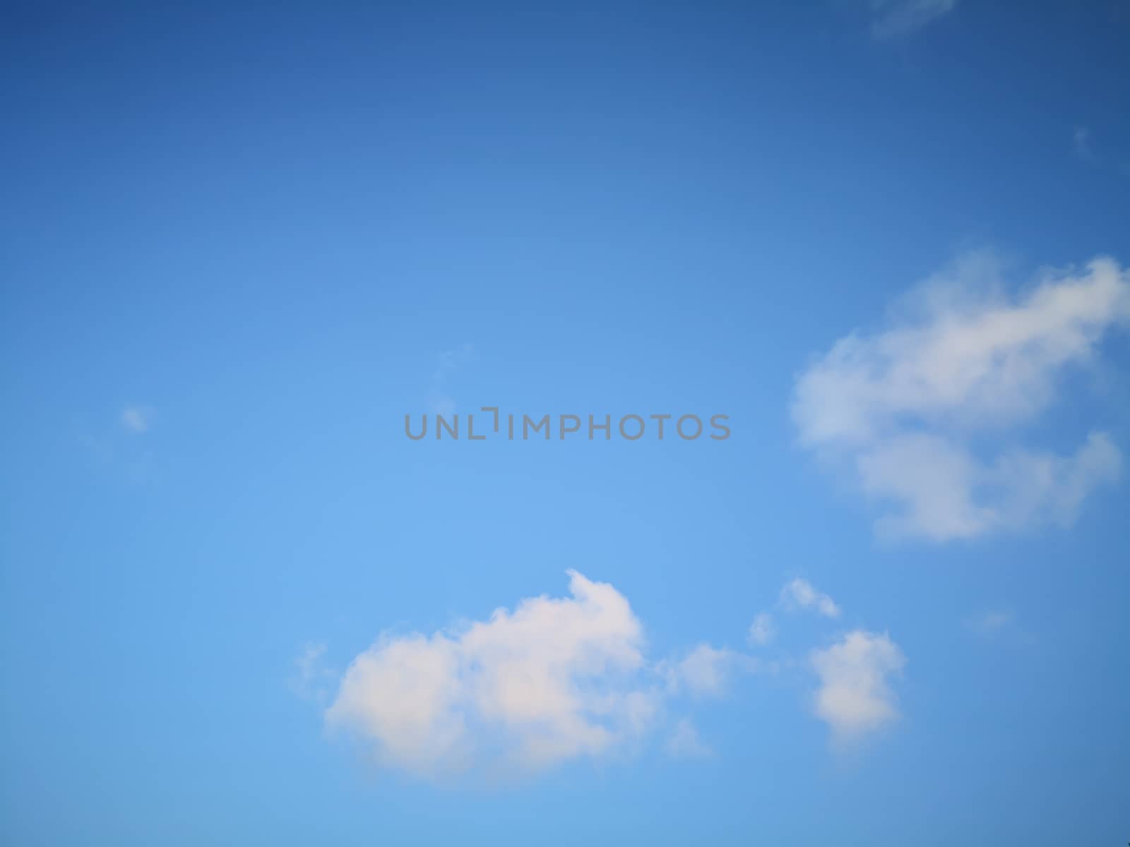 Blue sky with tiny clouds background. by feelartfeelant