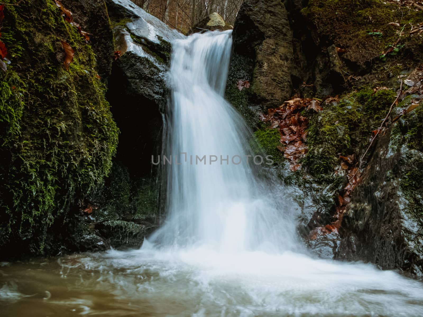 Small Waterfall in deep forest