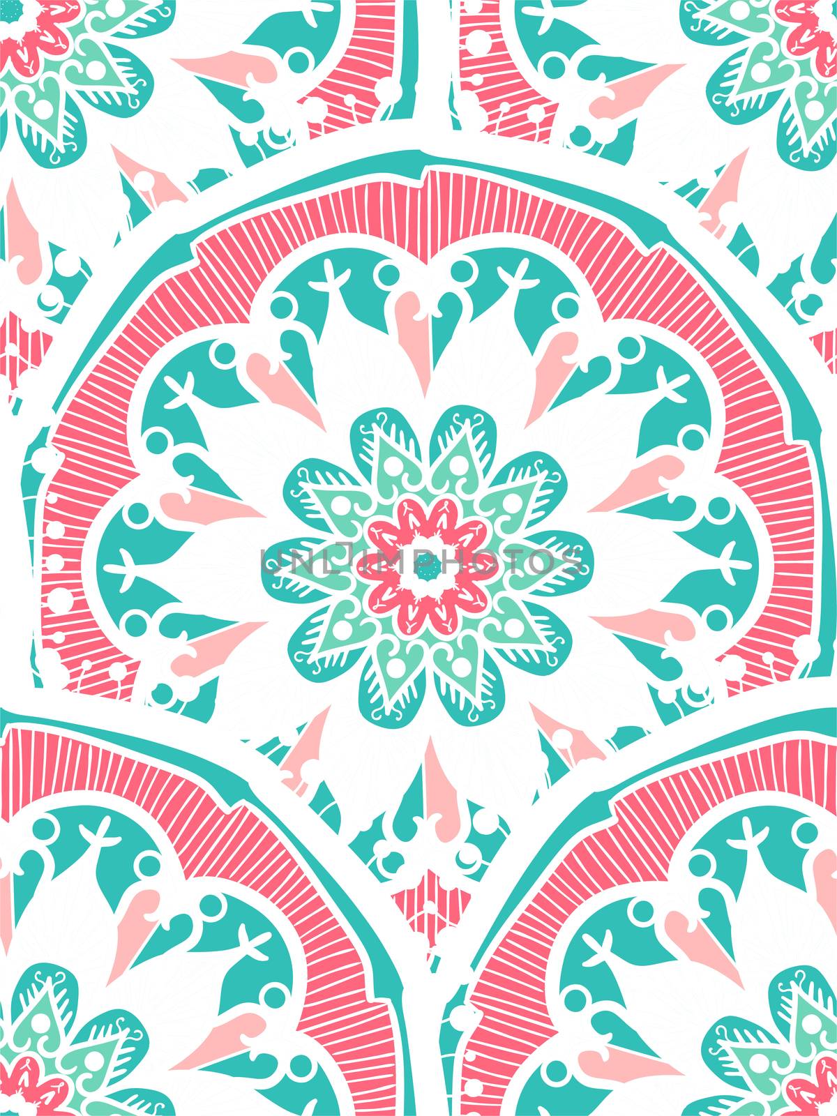 Mandala Seamless Pattern by barsrsind