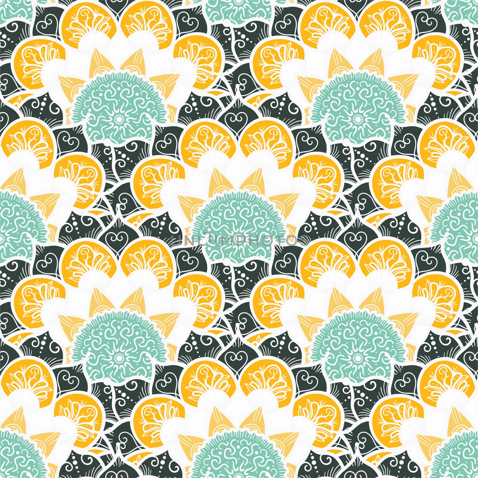 Mandala Seamless Pattern by barsrsind