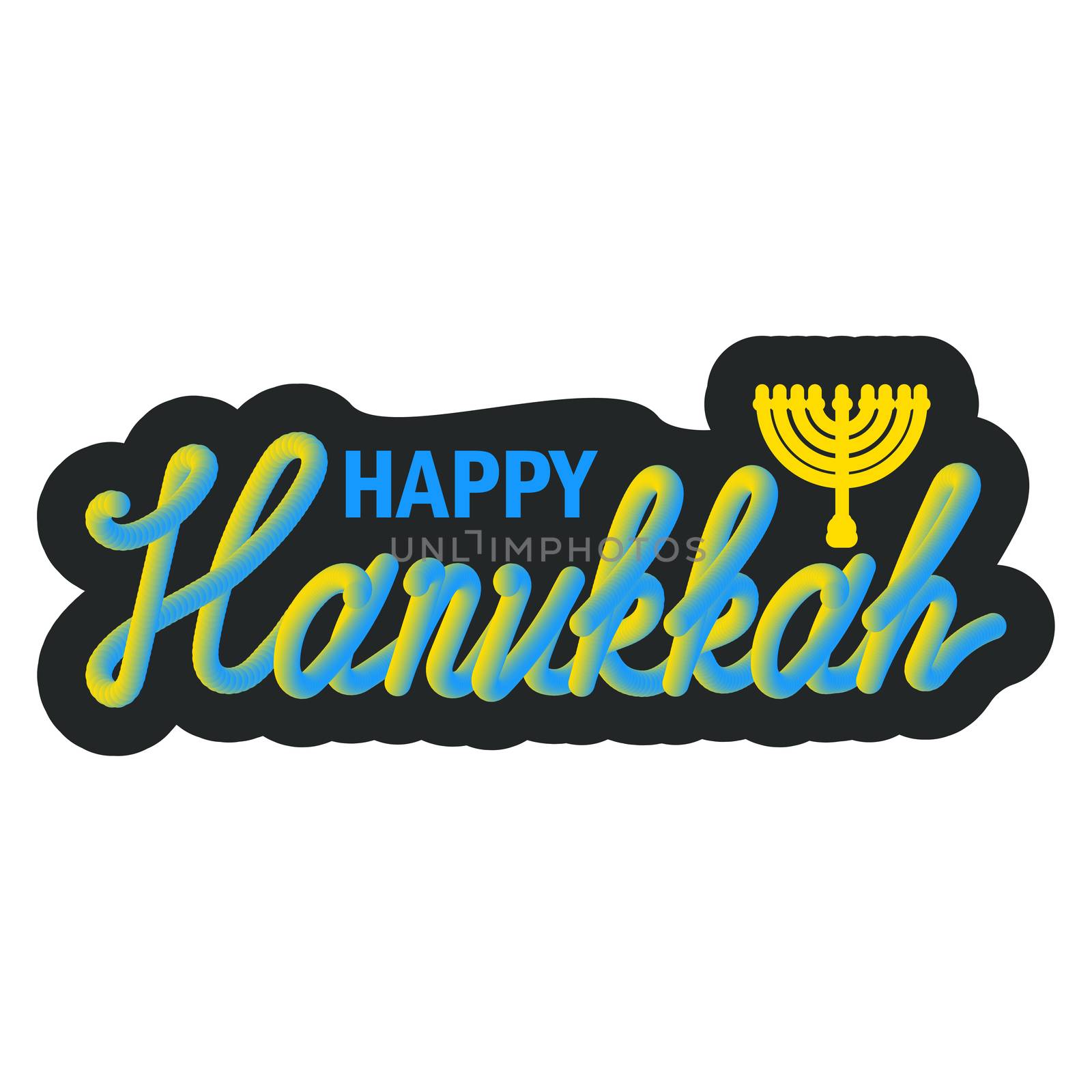 Hanukkah Greeting Banner by barsrsind