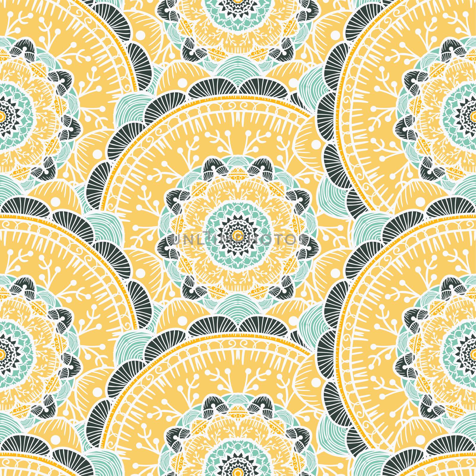 Mandala Seamless Pattern by barsrsind