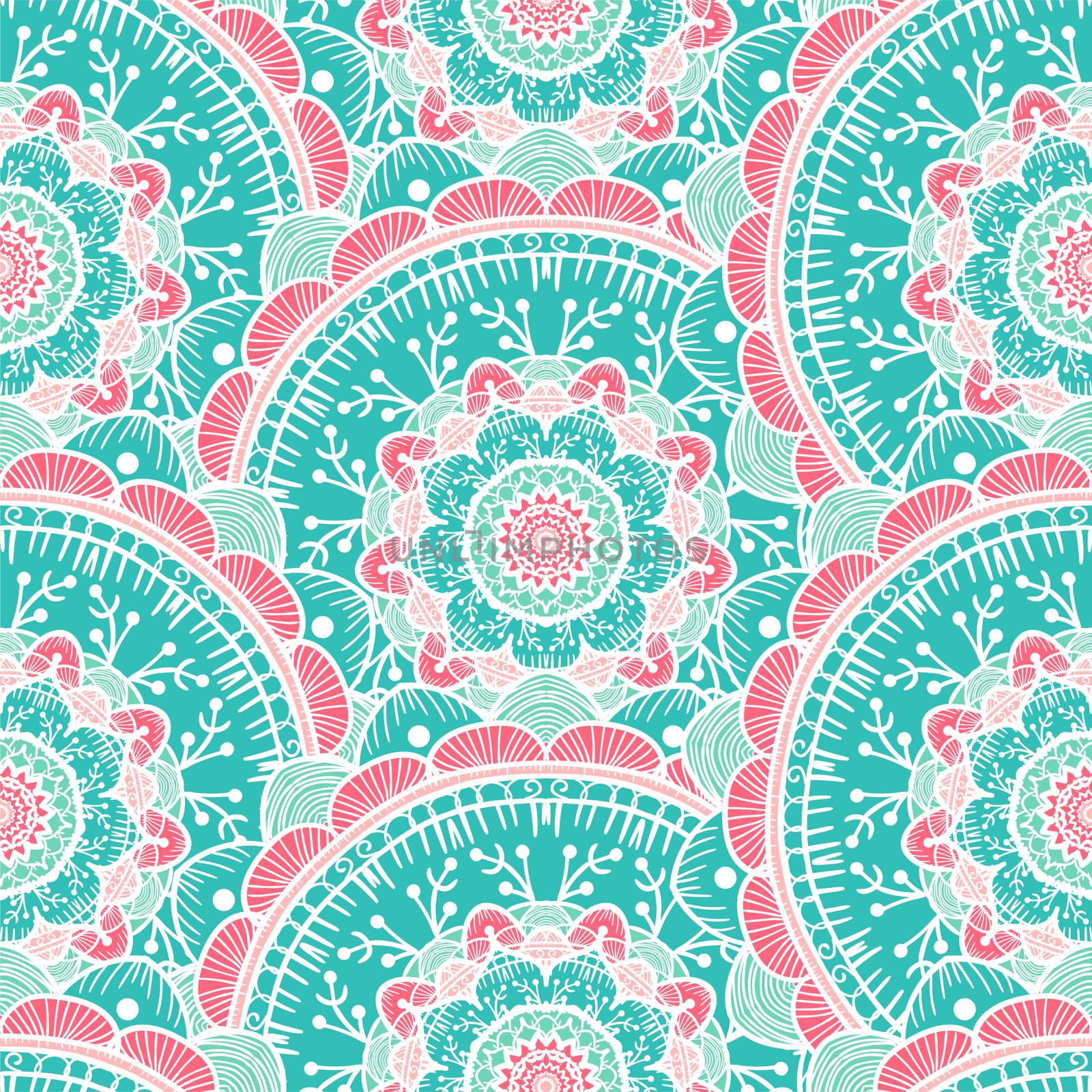 Mandala Seamless Pattern by barsrsind