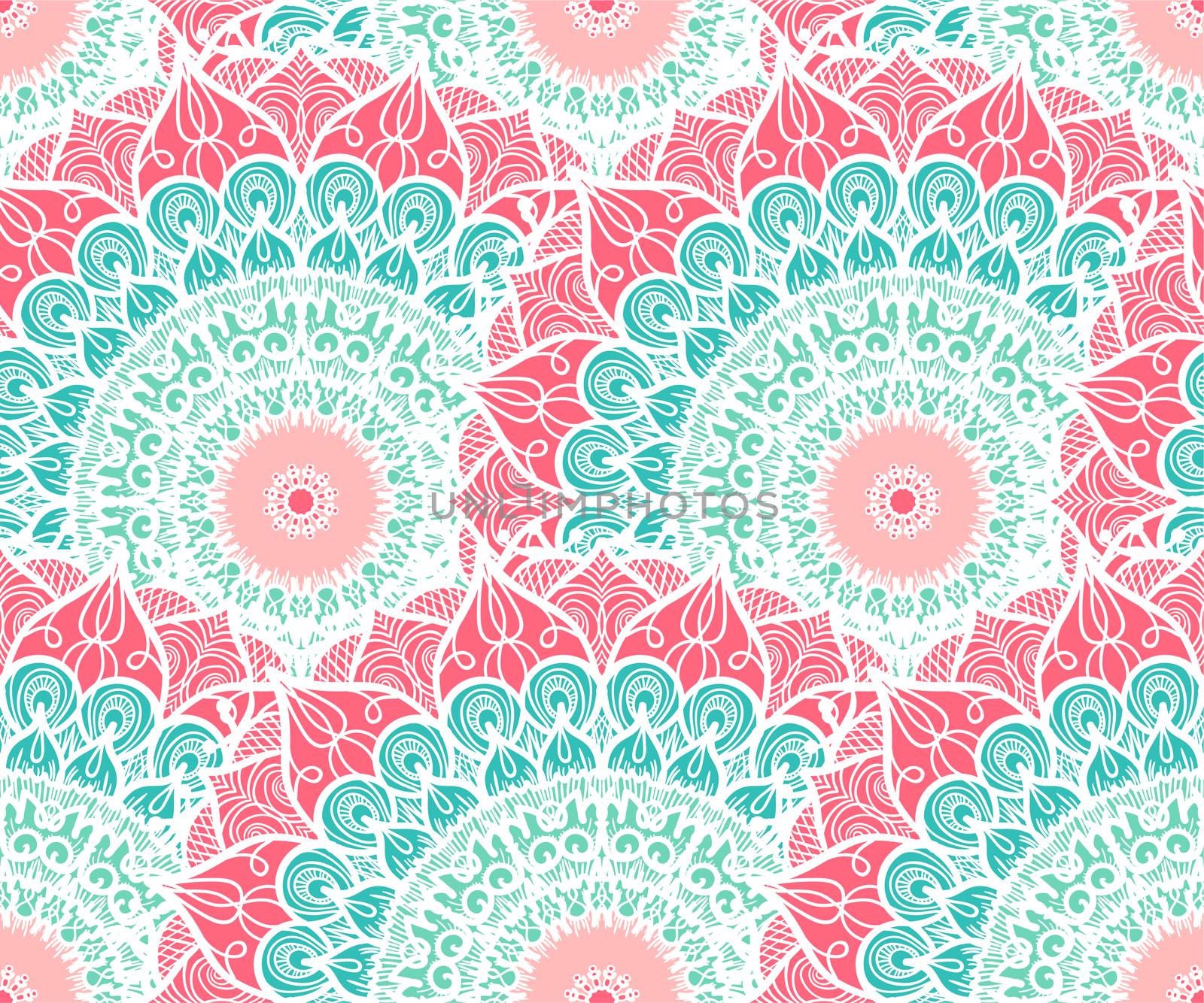 Mandala Seamless Pattern by barsrsind