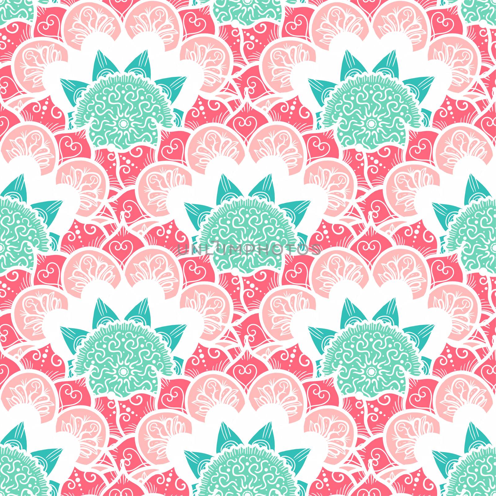 Mandala Seamless Pattern by barsrsind