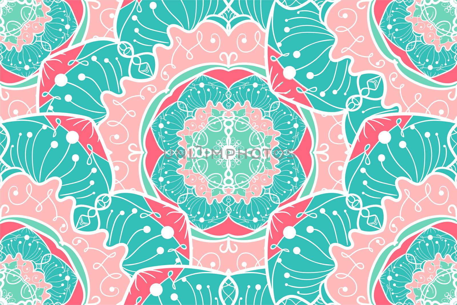 Mandala Seamless Pattern by barsrsind