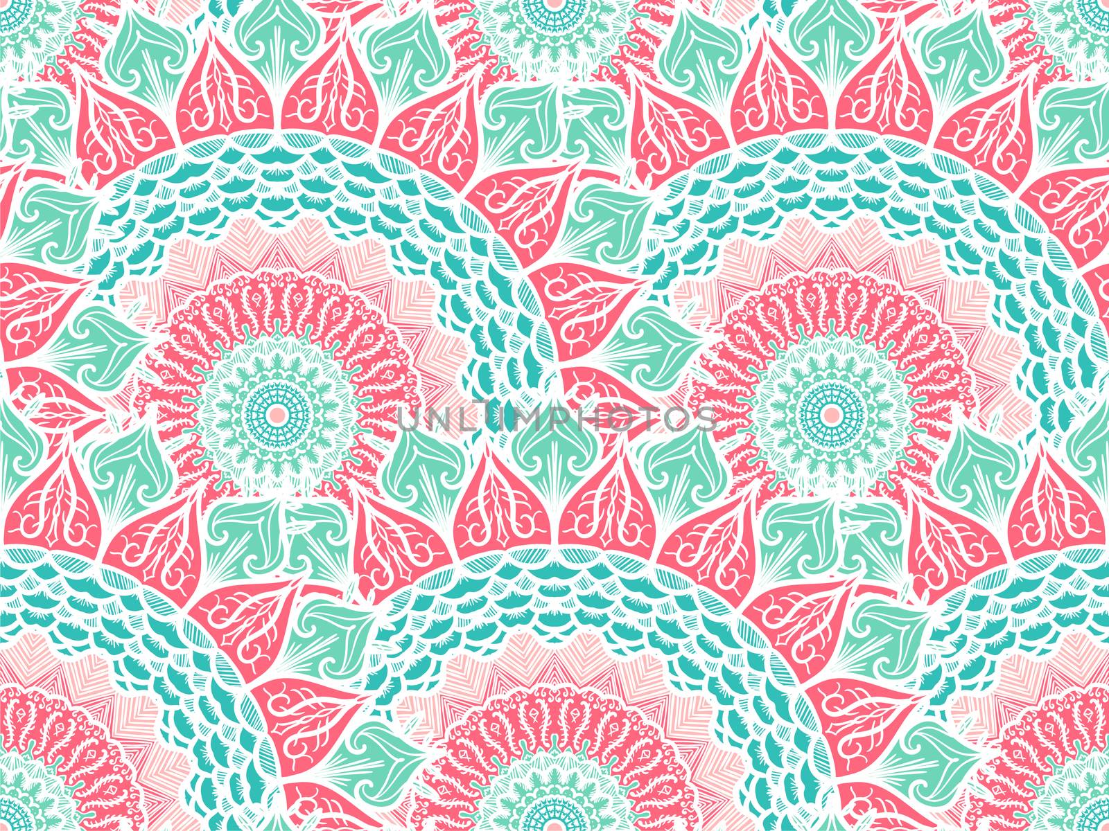 Mandala Seamless Pattern by barsrsind