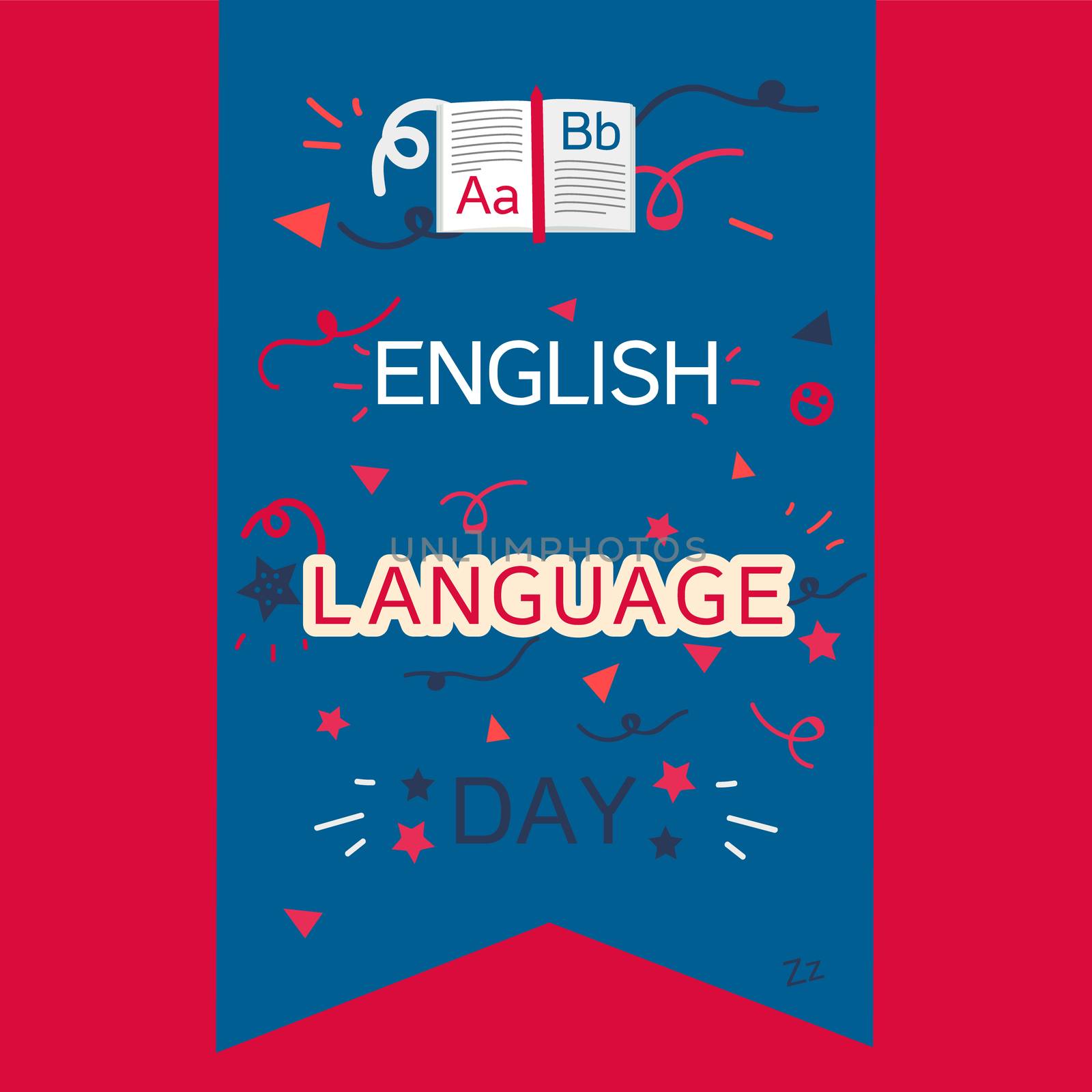 English Language Day Banner by barsrsind