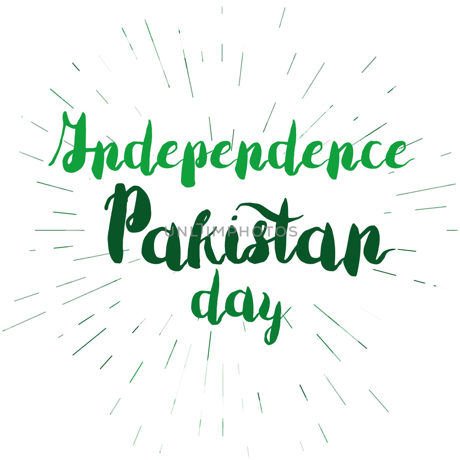 Pakistan Independence Day Celebration Banner With Flag. Vector