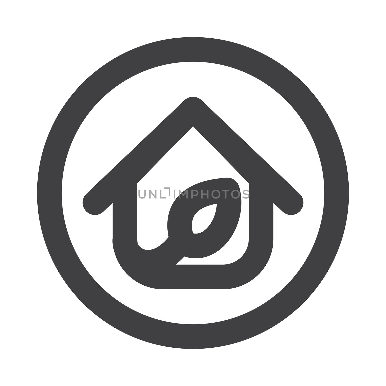 Eco House Template. Ecology symbol. Nature ecology logotype. Green eco logo. Vector design ecology elements