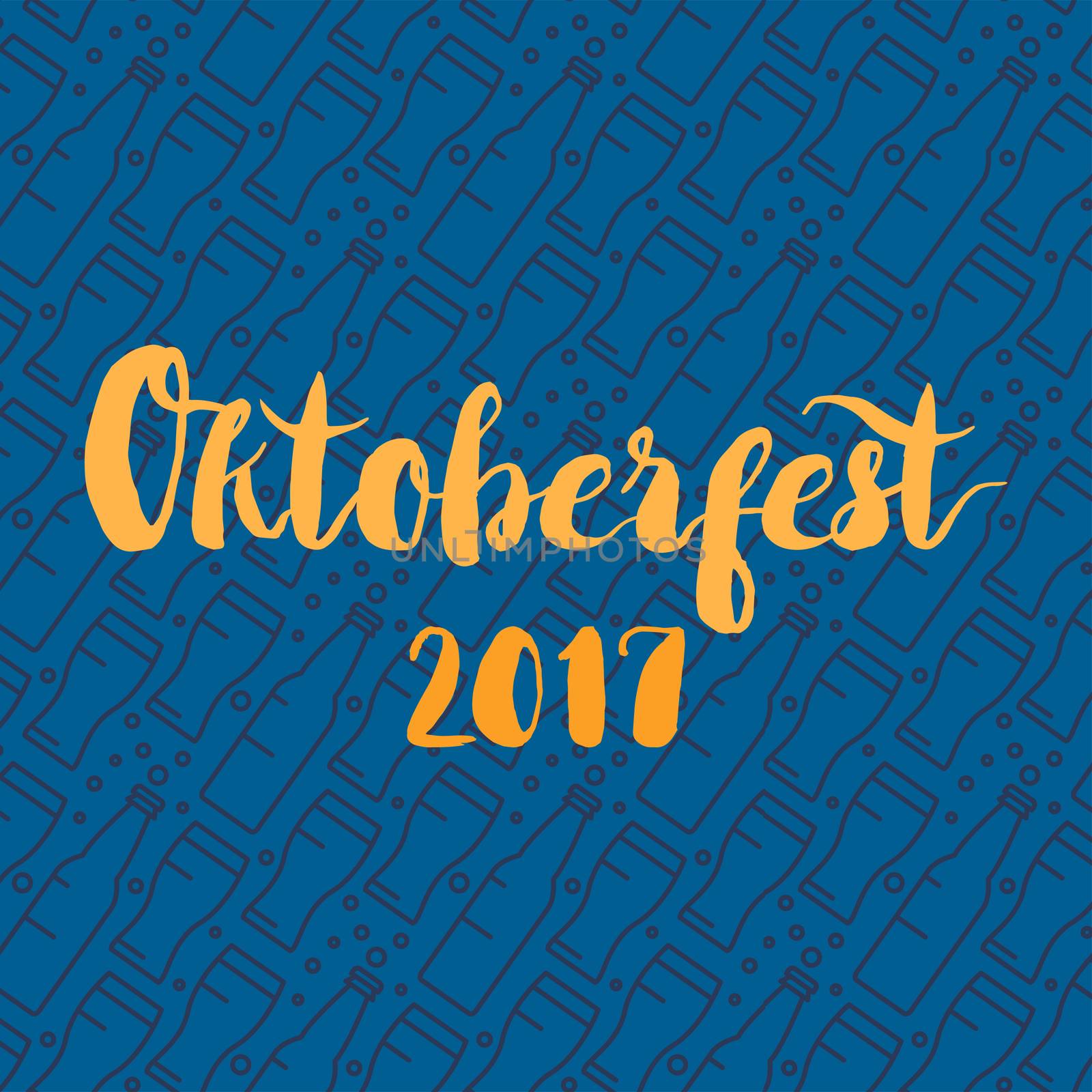 Oktoberfest Lettering Badge by barsrsind